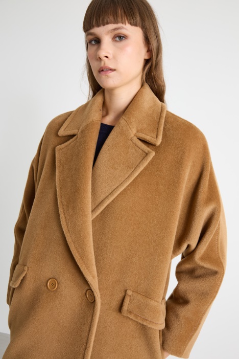 Cappotto corto in beaver