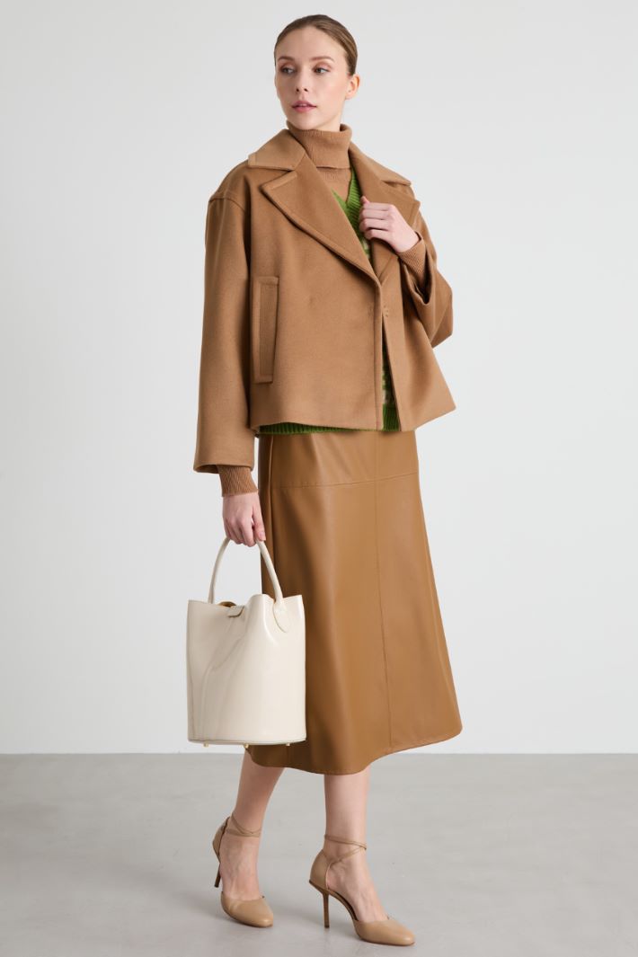 Wool drap pea coat Intrend