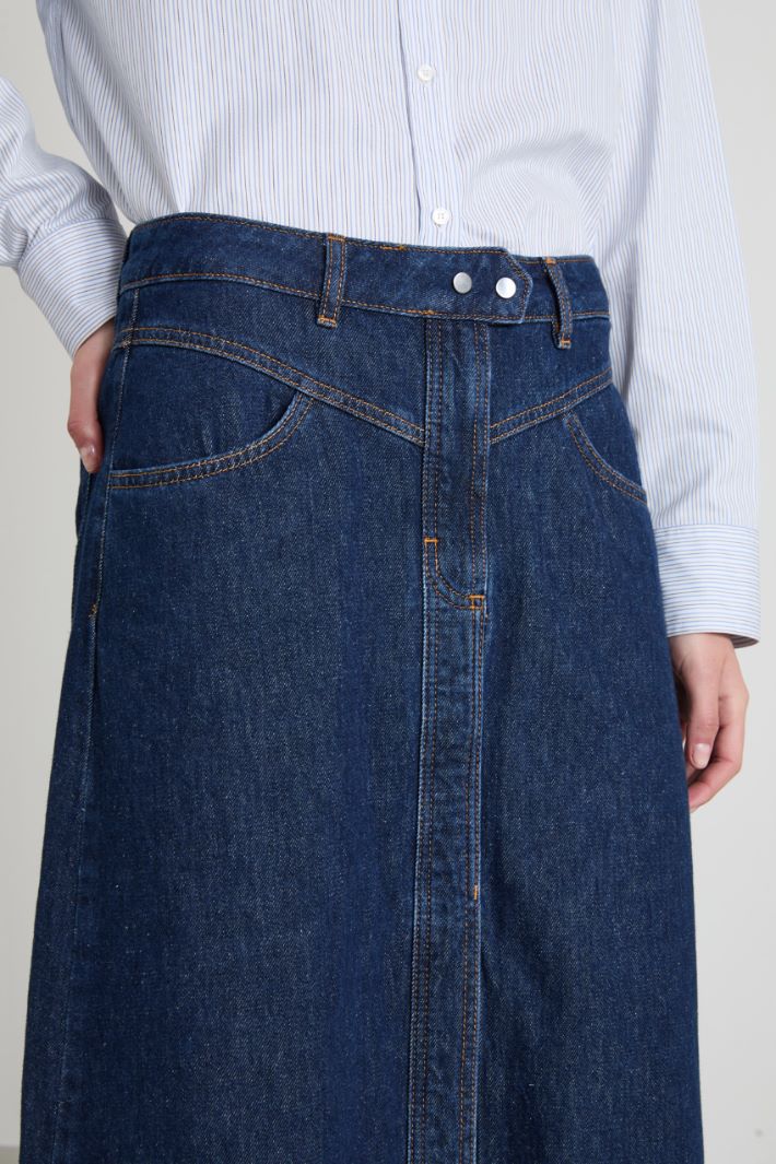 Gonna midi in jeans Intrend - 4