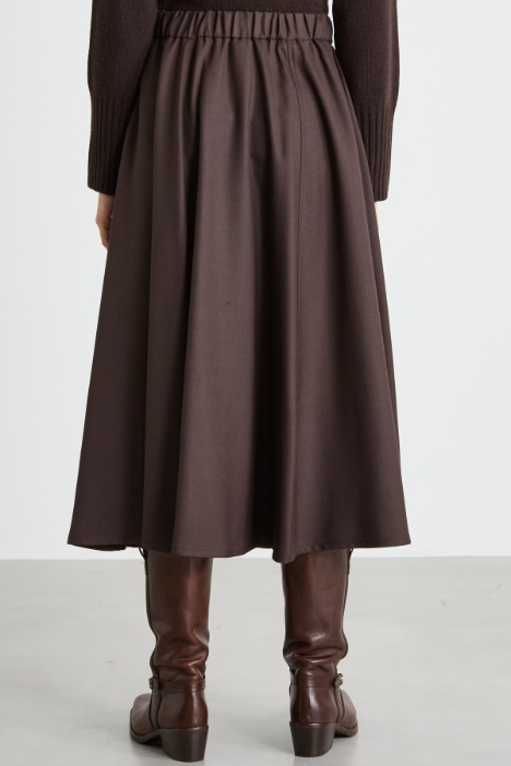 Gonna midi con coulisse