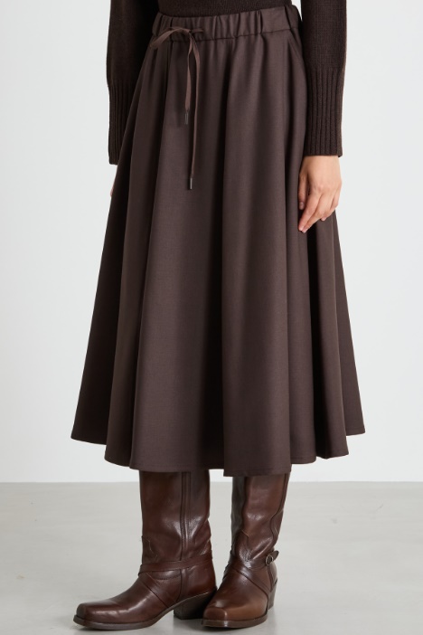 Gonna midi con coulisse