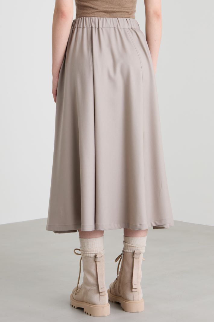 Midi drawstring skirt Intrend - 3