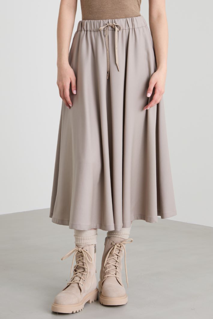 Midi drawstring skirt Intrend - 2