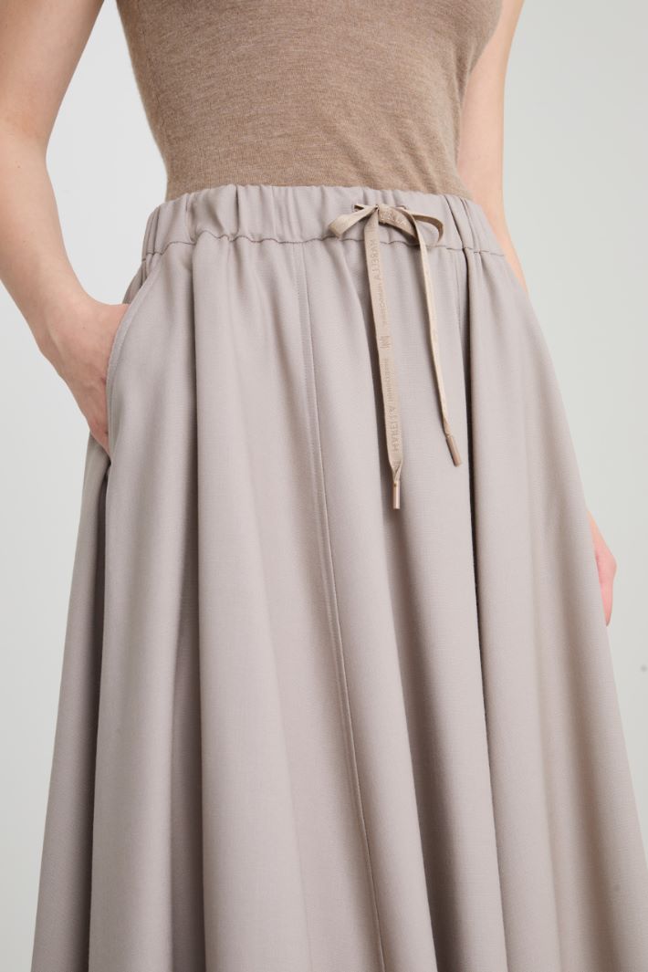 Midi drawstring skirt Intrend - 4