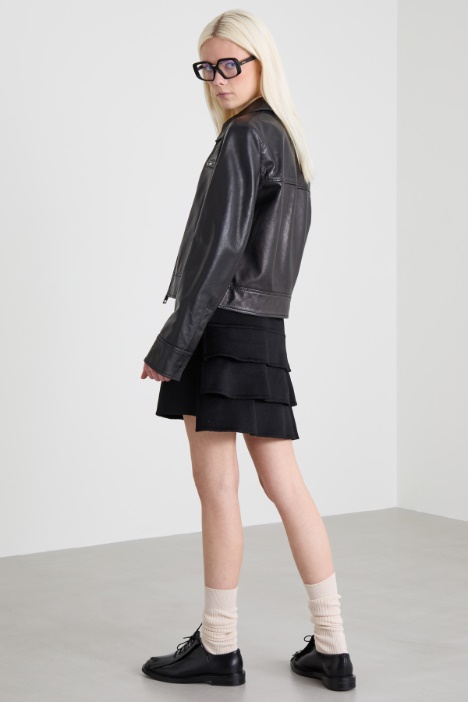Short camel skirt Intrend