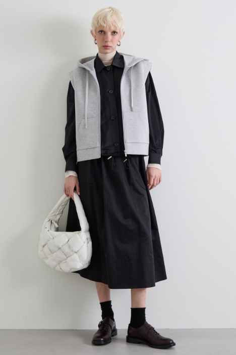 Satin skirt with drawstring Intrend