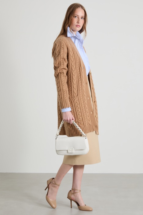 Cotton canvas midi skirt Intrend