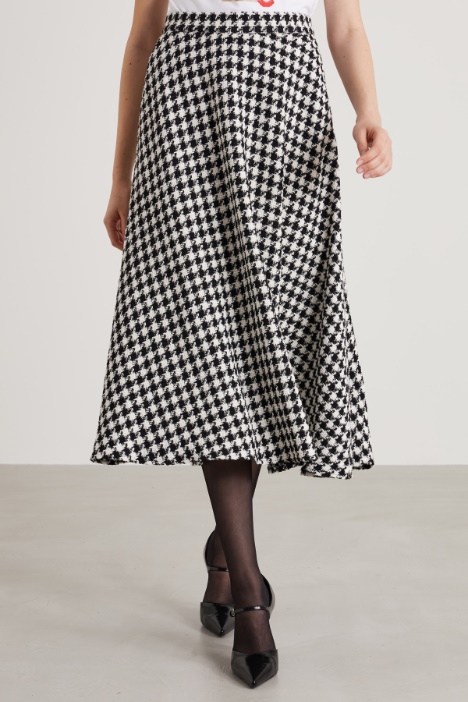 Falda de esterilla pata de gallo