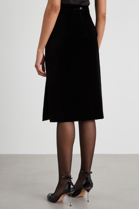 Gonna svasata in velluto