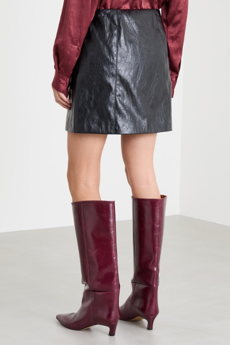 Gonna ad A in similpelle