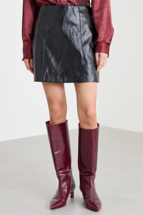 Gonna ad A in similpelle