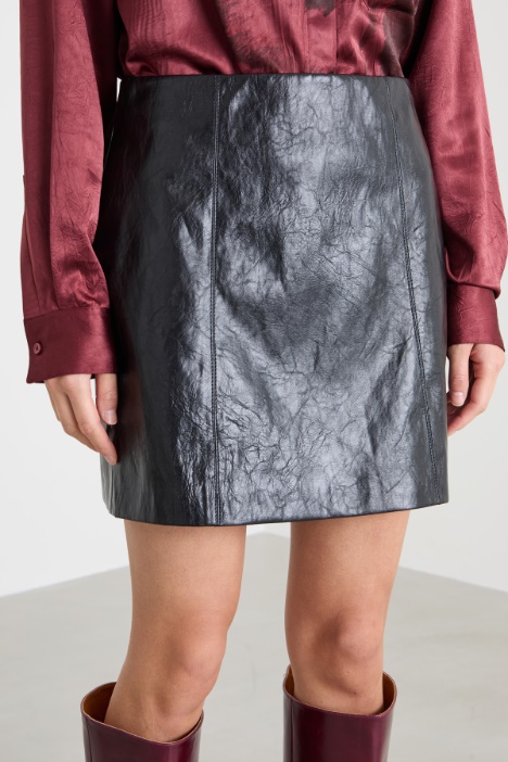 Gonna ad A in similpelle