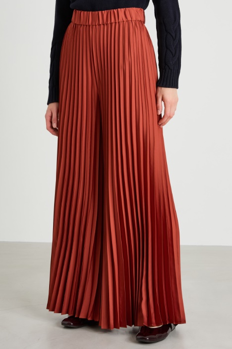 Gonna a pantalone plissè