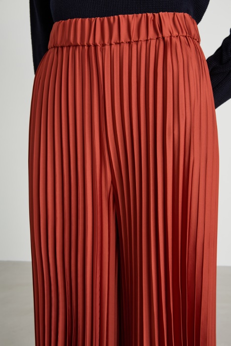 Gonna a pantalone plissè