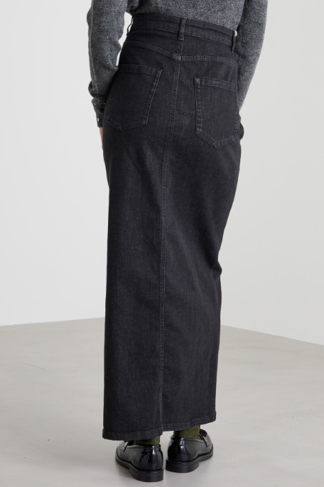 Gonna lunga in jeans