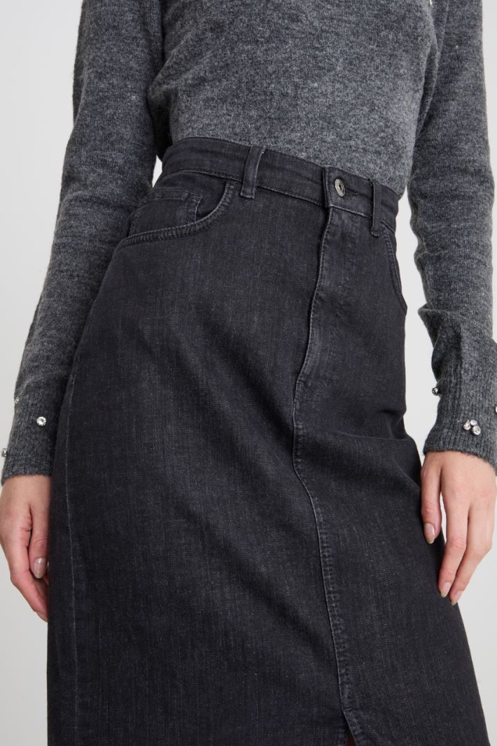 Long jeans skirt Intrend - 2
