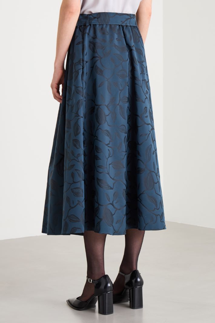Pleated taffeta skirt Intrend - 4