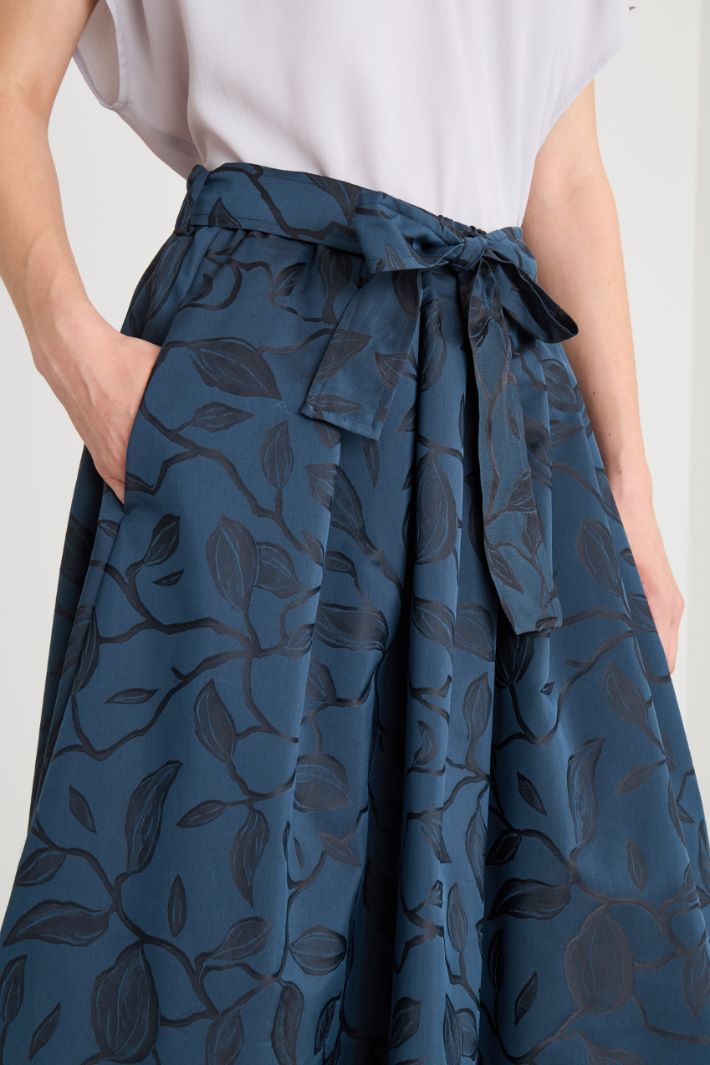 Pleated taffeta skirt Intrend - 3