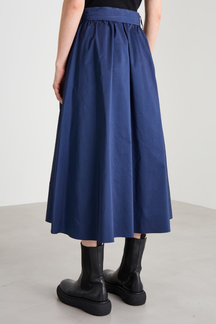 Pleated taffeta skirt Intrend - 4