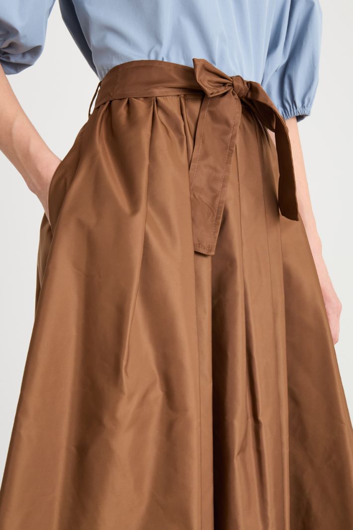 Pleated taffeta skirt Intrend - 3