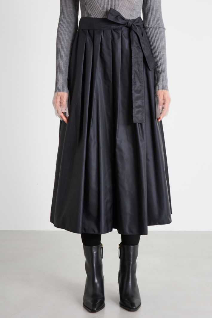 Pleated taffeta skirt Intrend - 2