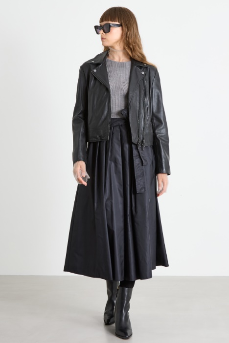 Pleated taffeta skirt Intrend