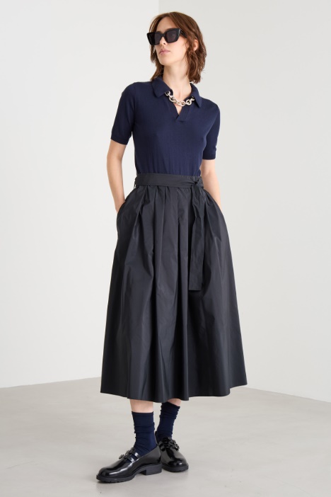 Pleated taffeta skirt Intrend