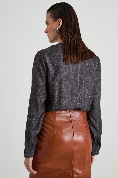 Body in twill di seta