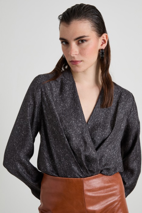 Body in twill di seta  Intrend