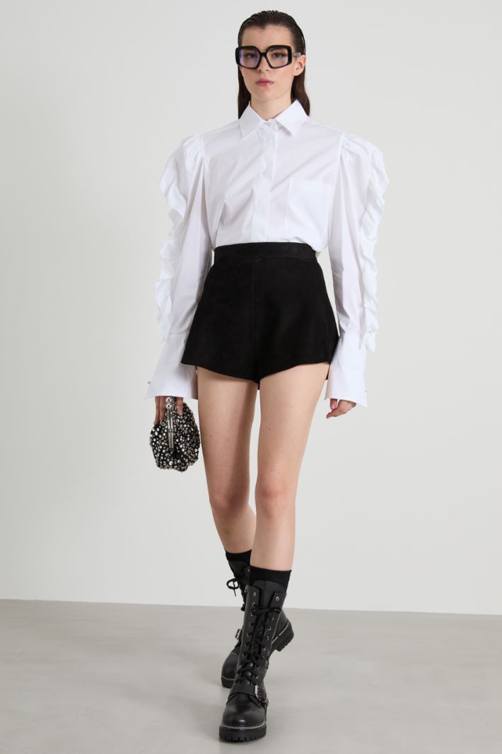 Camicia con rouches applicate Intrend - 3