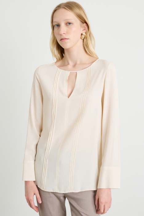 Crépe de chine blouse Intrend
