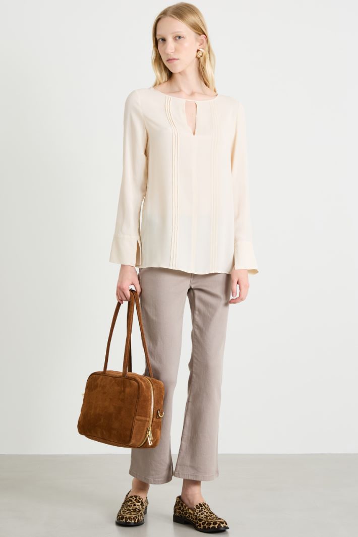 Crépe de chine blouse Intrend - 3