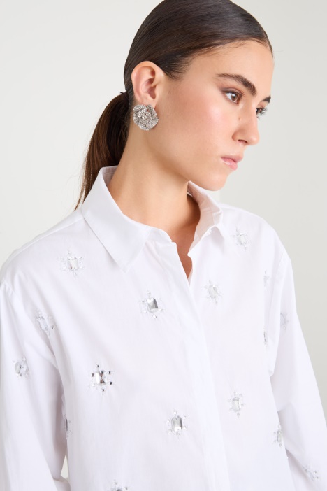 Camicia con strass