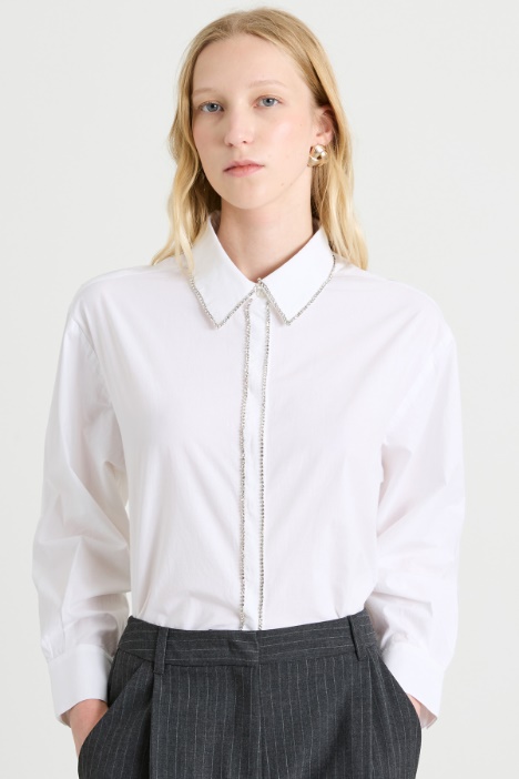 Shirt with rhinestones Intrend