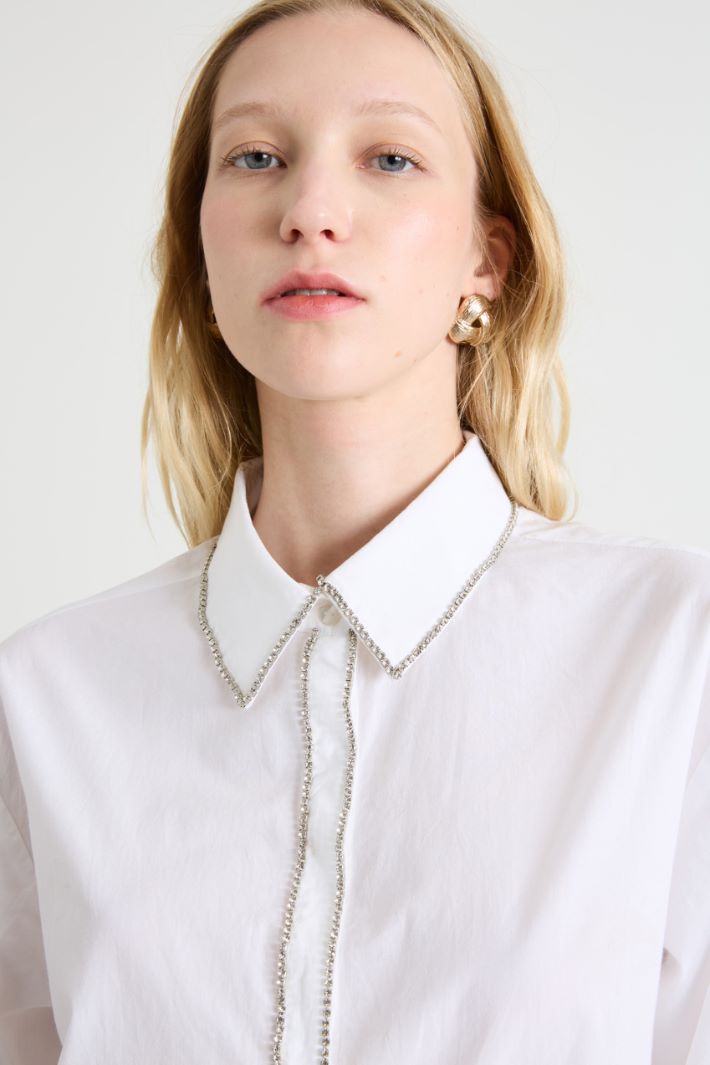 Shirt with rhinestones Intrend - 4