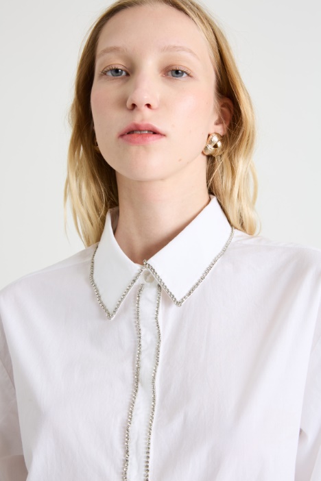 Camicia con strass