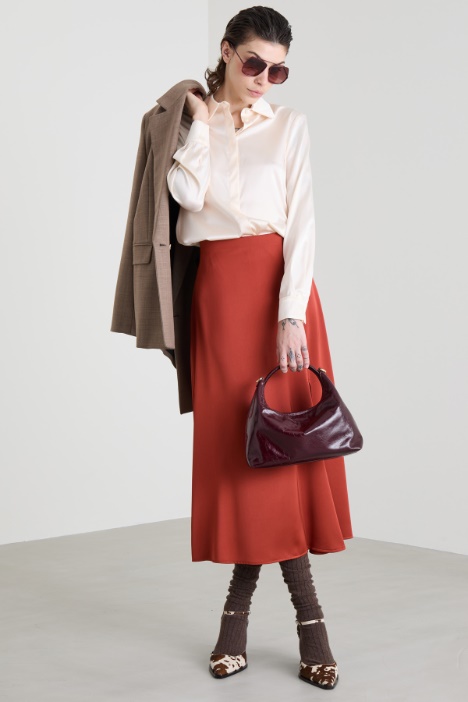 Silk satin shirt Intrend