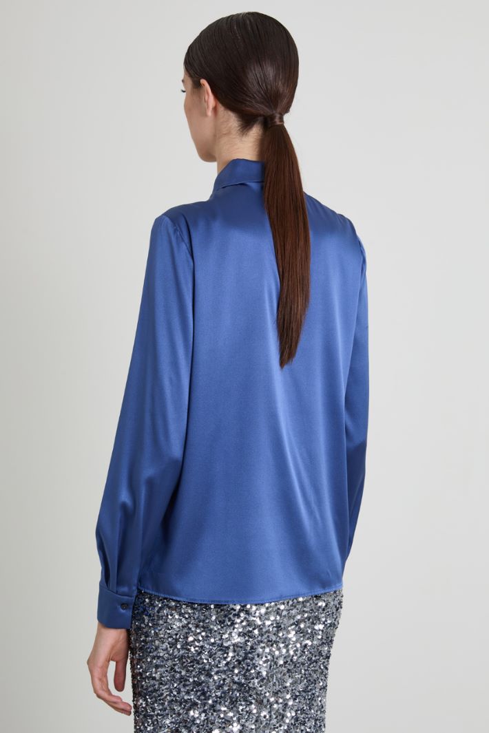Silk satin shirt Intrend - 2