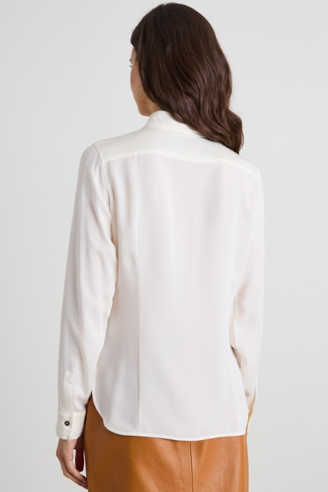 Camicia in raso di seta