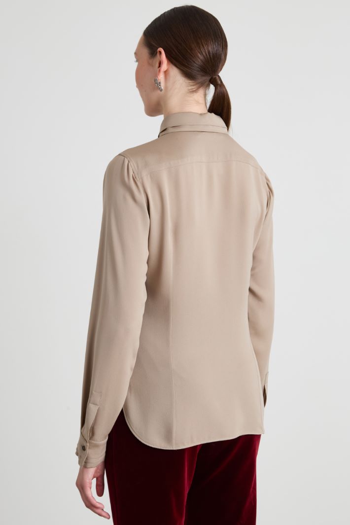 Silk satin shirt Intrend - 2