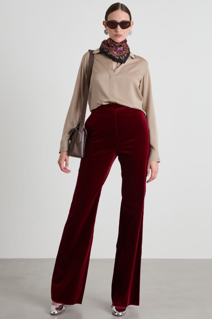 Silk satin shirt Intrend - 3