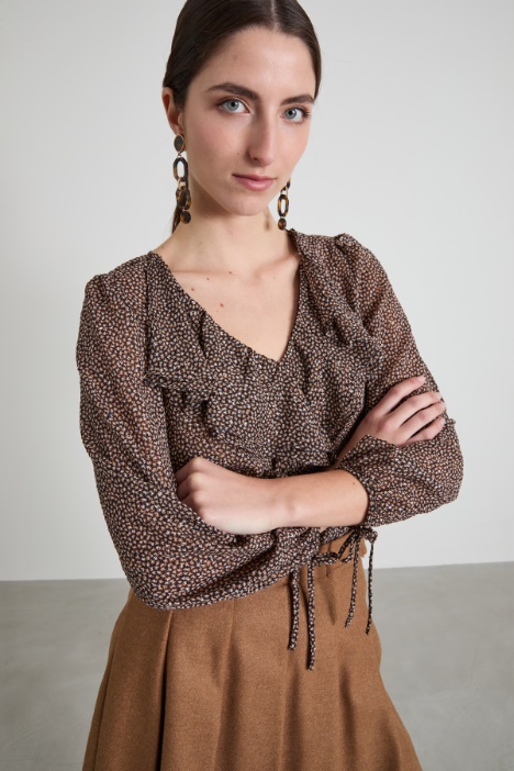 Blusa in creponne