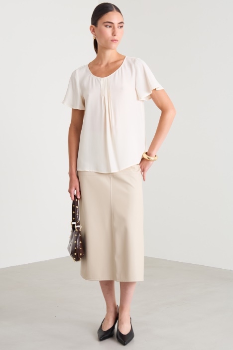 Crepe de chine top Intrend