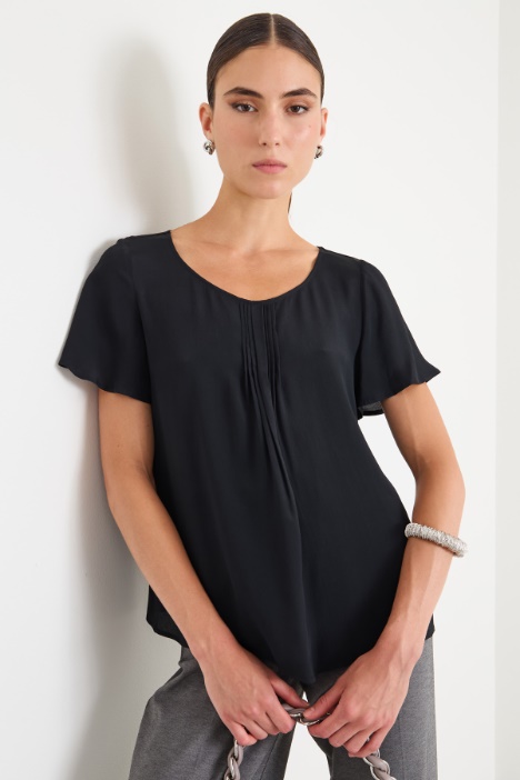 Crepe de chine top Intrend