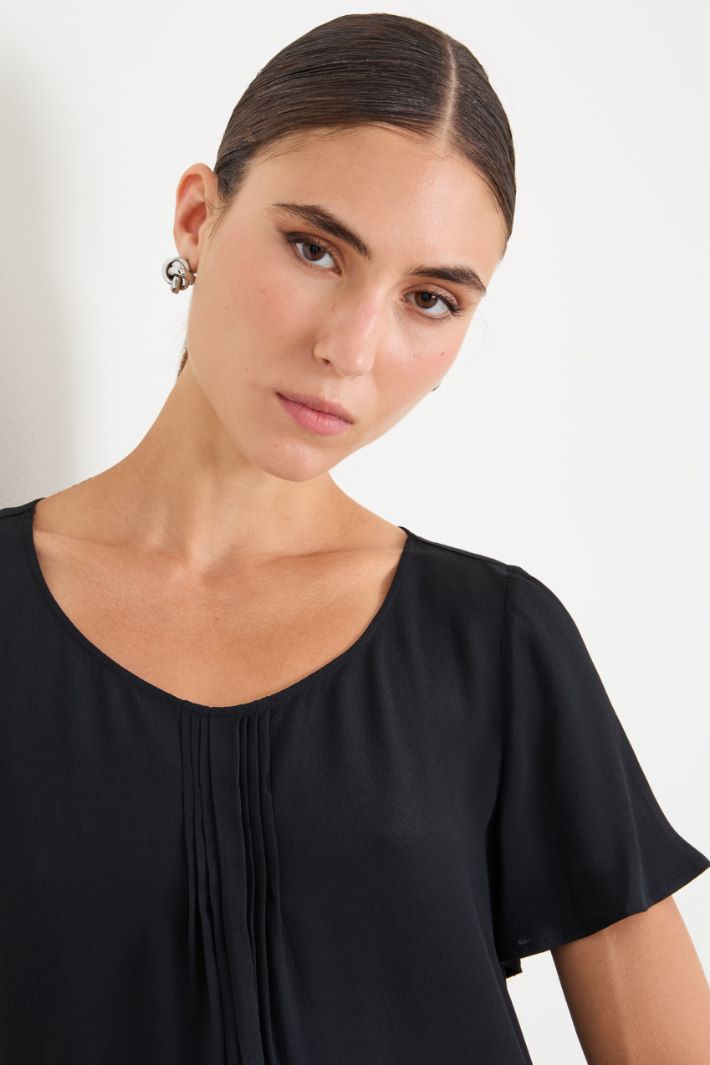 Crepe de chine top Intrend - 4