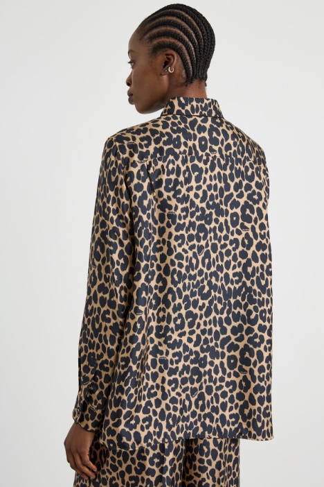 Printed silk twill shirt Intrend - 2
