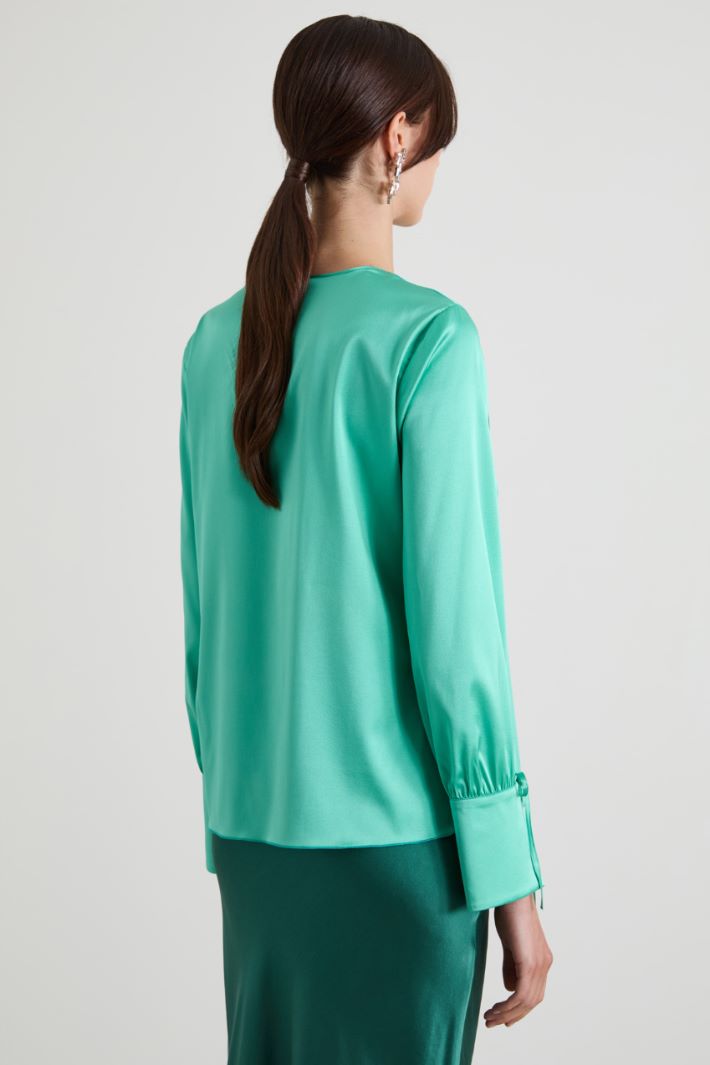 Silk satin blouse Intrend - 2