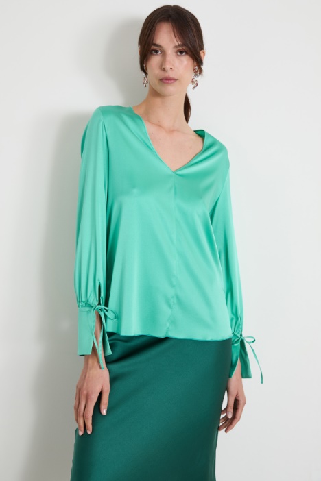 Silk satin blouse Intrend