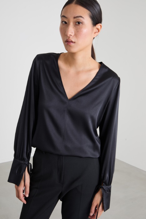 Silk satin blouse Intrend