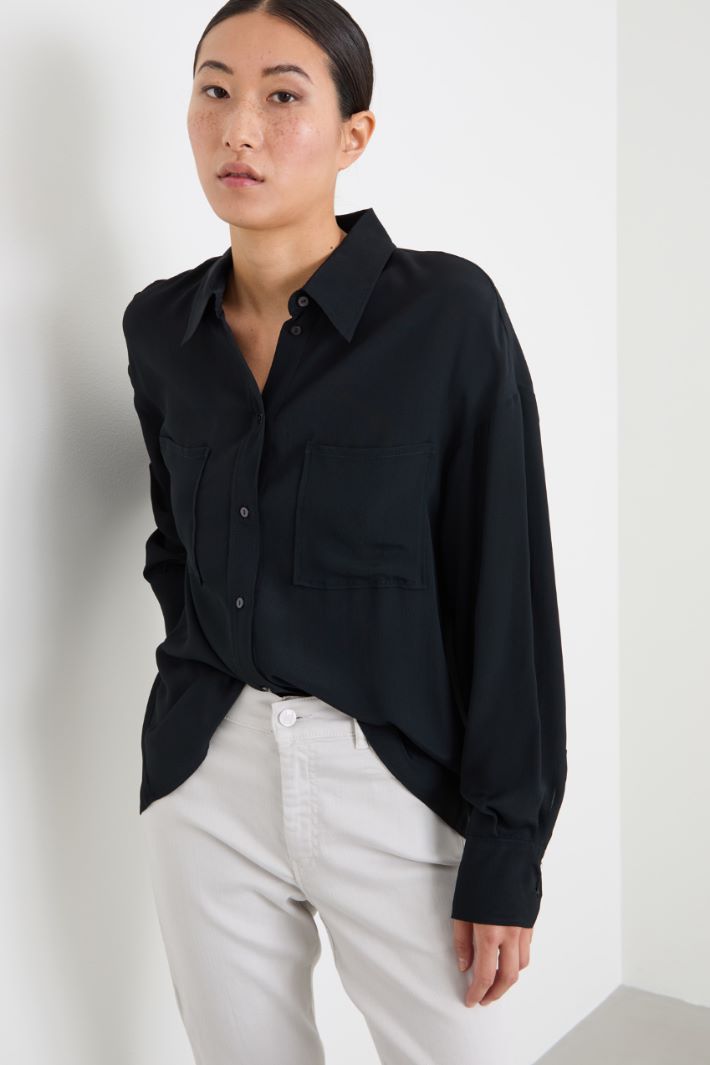 Crepe de chine shirt Intrend